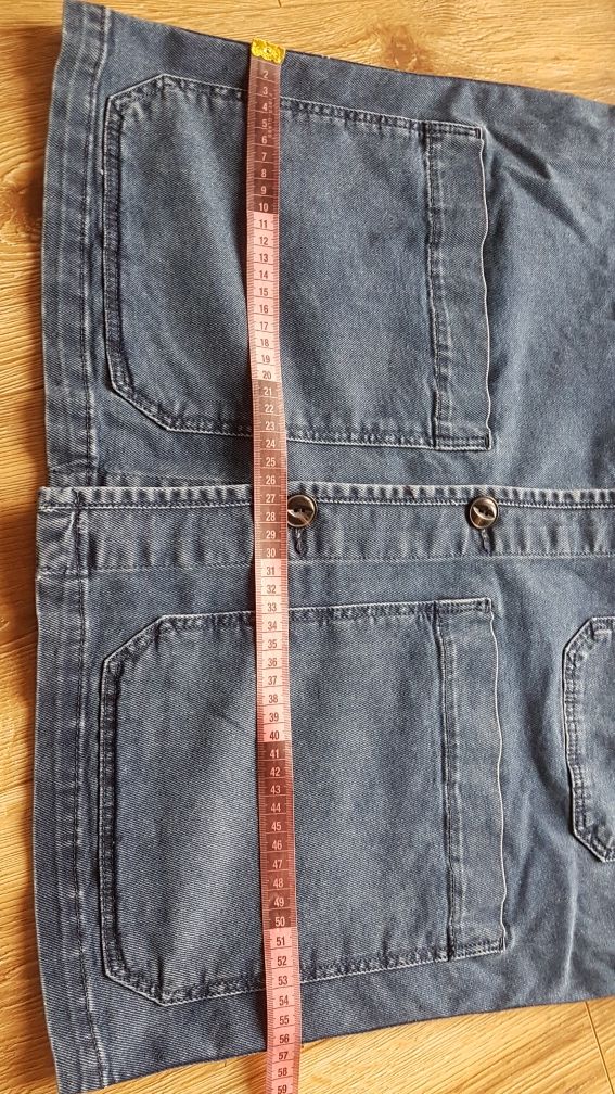 Selected Homme Cargo kurtka jeans męska katana dżinsowa