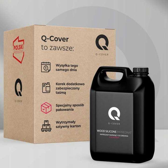 Impregnat do Drewna Lazura Barwiący 5L Ochronny z silikonem 20 Kolorów