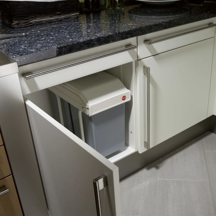 Hailo Kosz Na Śmieci Multi-Box Duo, Rozmiar L, 2X14 L, Kremowy