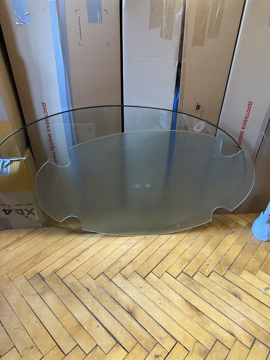 Скло для журнального столика 120х65