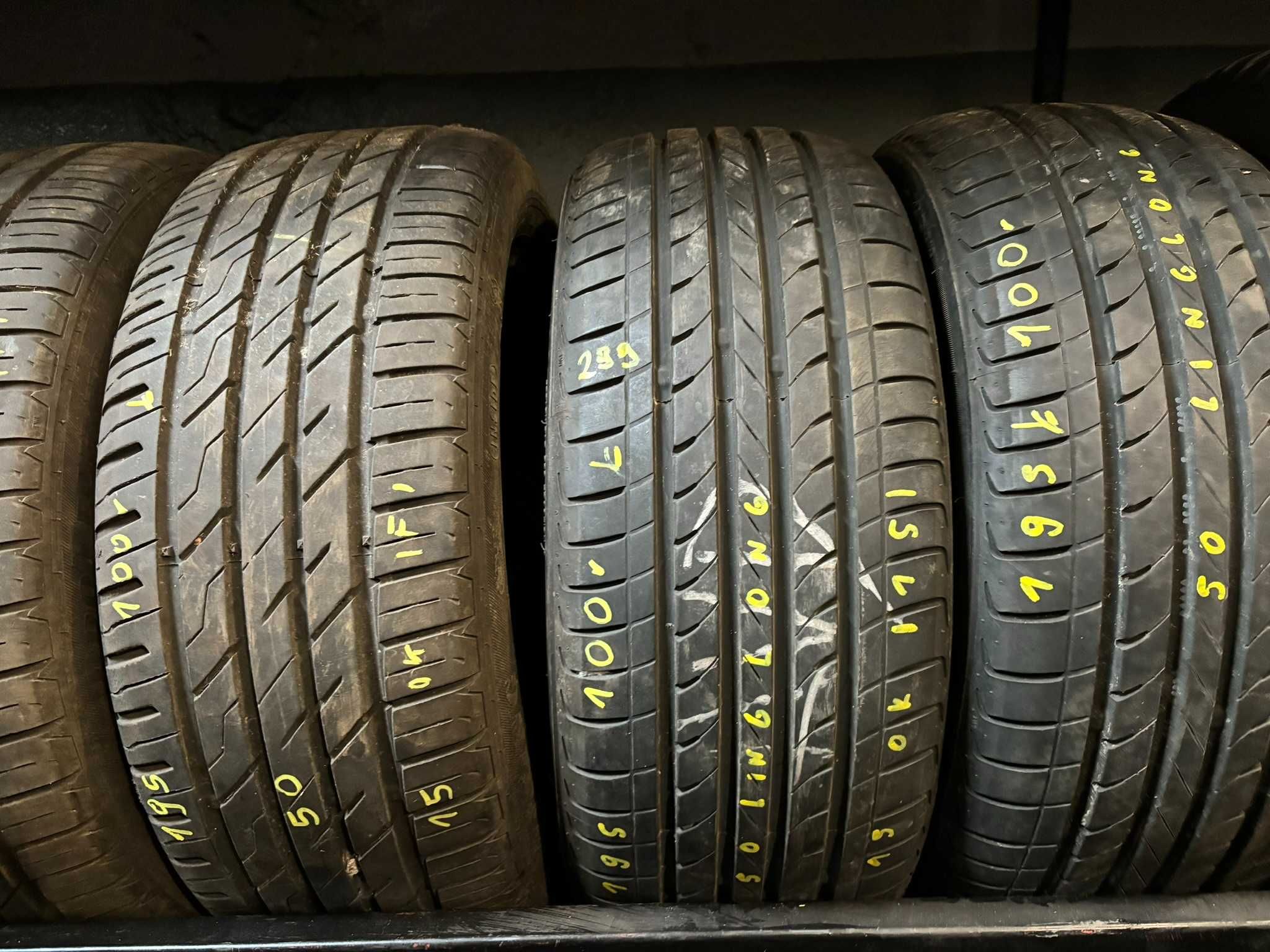 4X Opony Letnie 195/50R15 82V 2X VIKING 2X LINGLONG 6.8MM CAŁE!