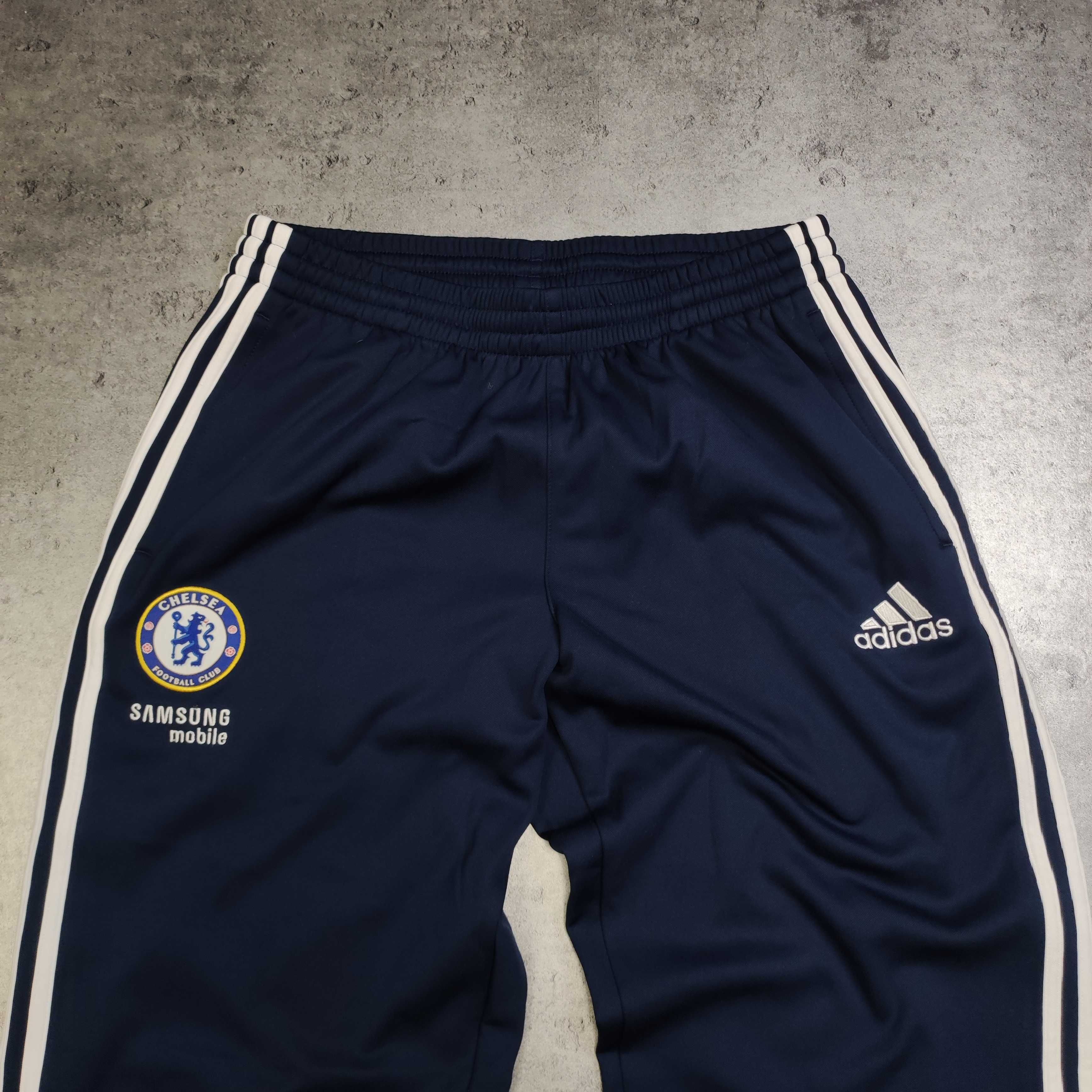 MĘSKIE Spodnie Dresy Dresowe Adidas Piłka Nożna Chelsea Londyn Jogger