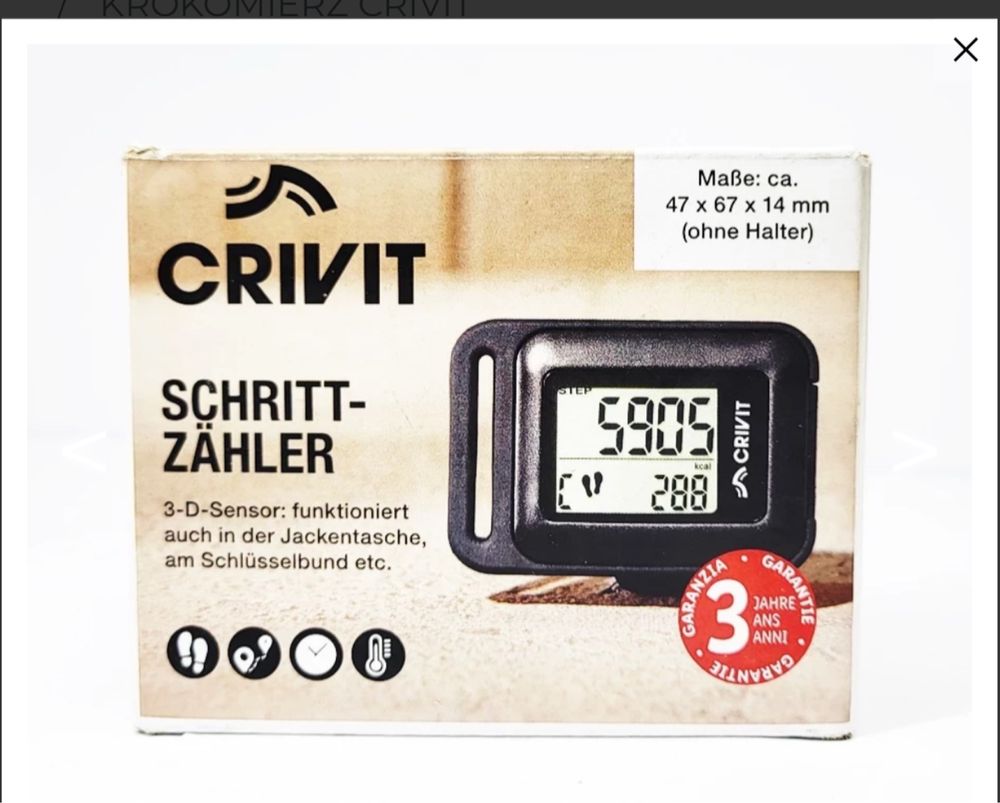 Krokomierz Crivit