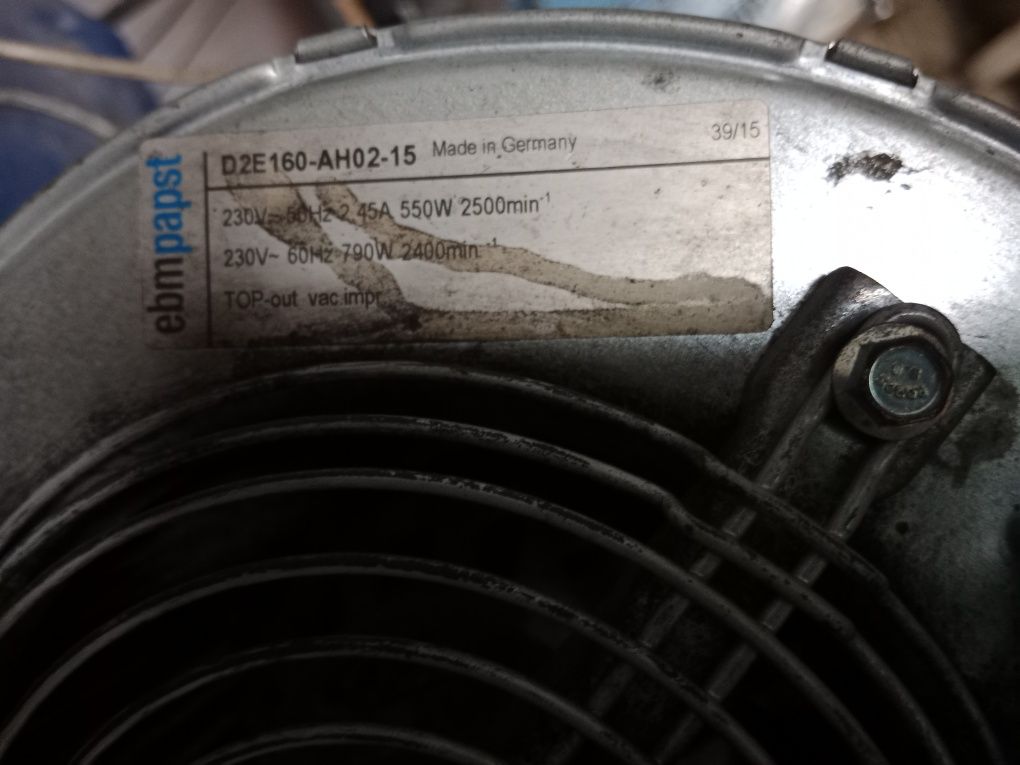 Wentylator dmuchawa EBM-PAPST D2E160-AH02-15