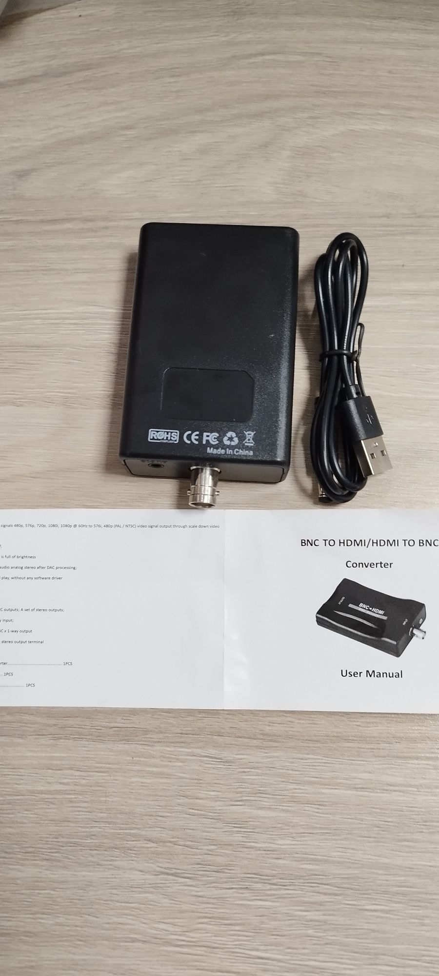 Konwerter sygnału BNC na HDMI
