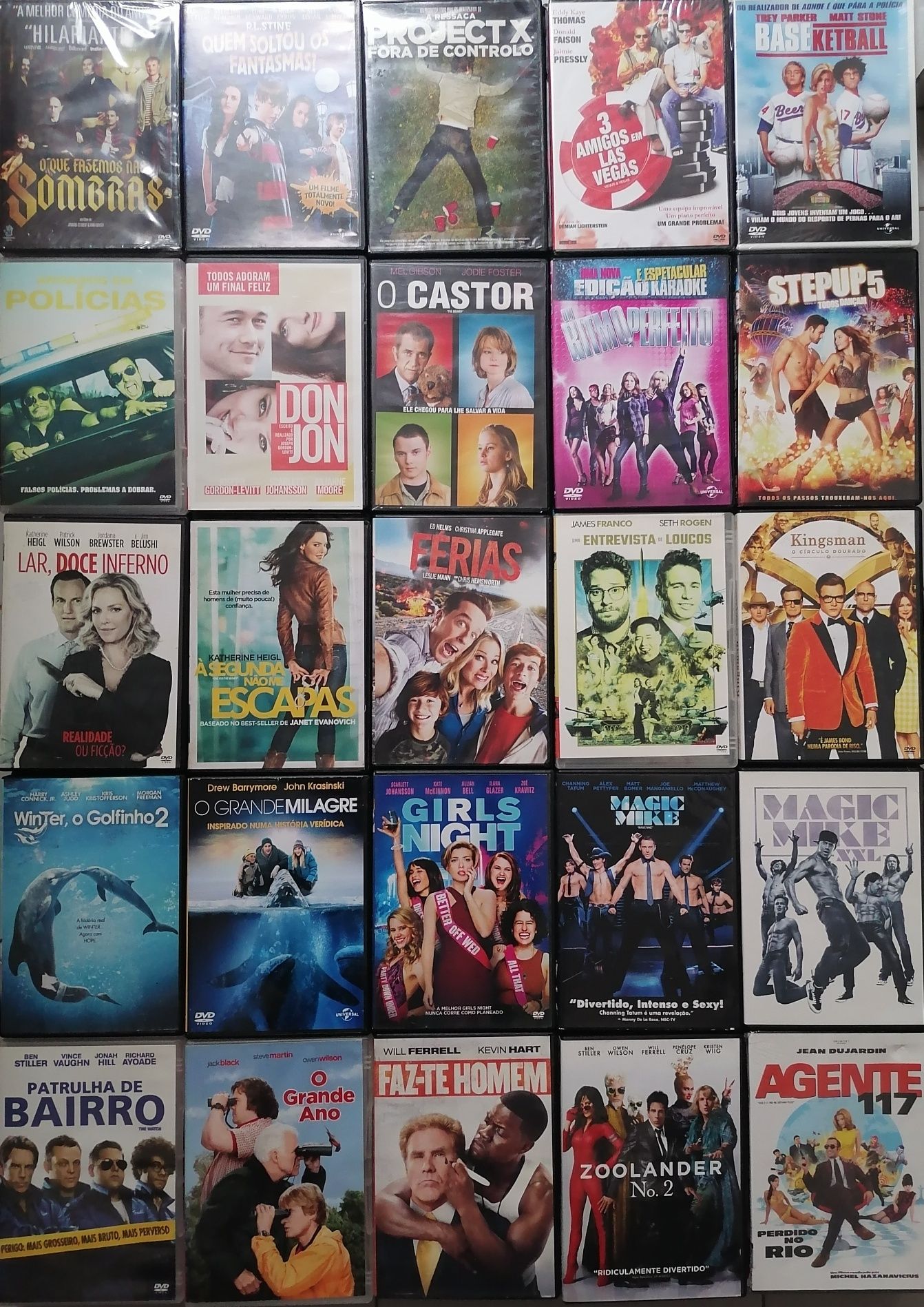 Lote de 255 DVD's Originais (Lote 18)