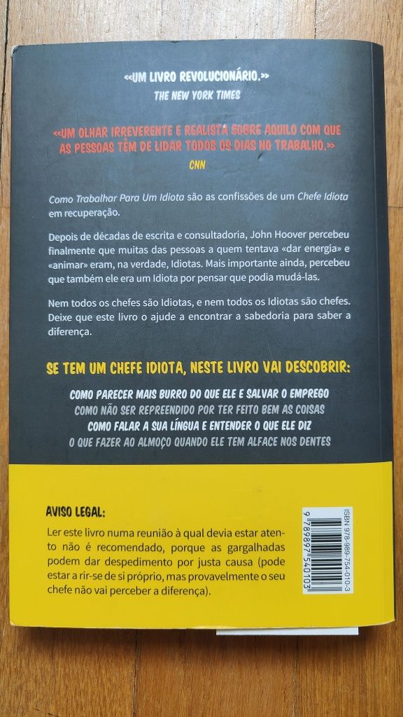 Livro Como trabalhar para um Idiota