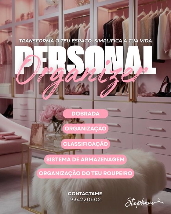 Organização de Closet + Troca de Estação – Serviço Personalizado