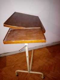 mesa de apoio para cama ou sofá, dos anos 60