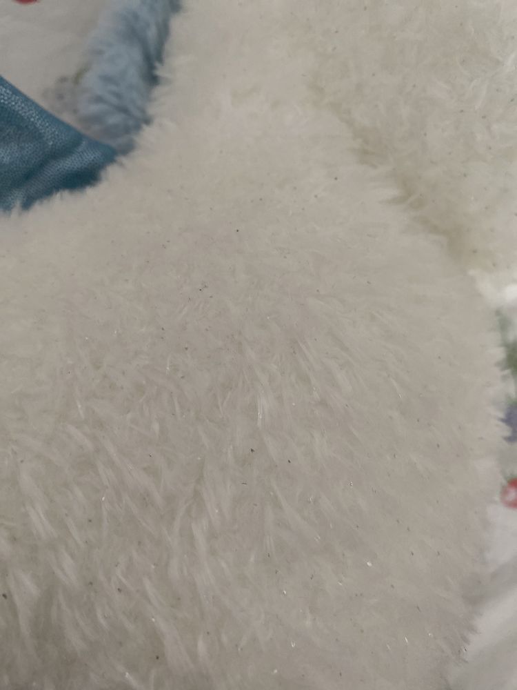 Unicórnio Nici - Branco com purpurinas e azul