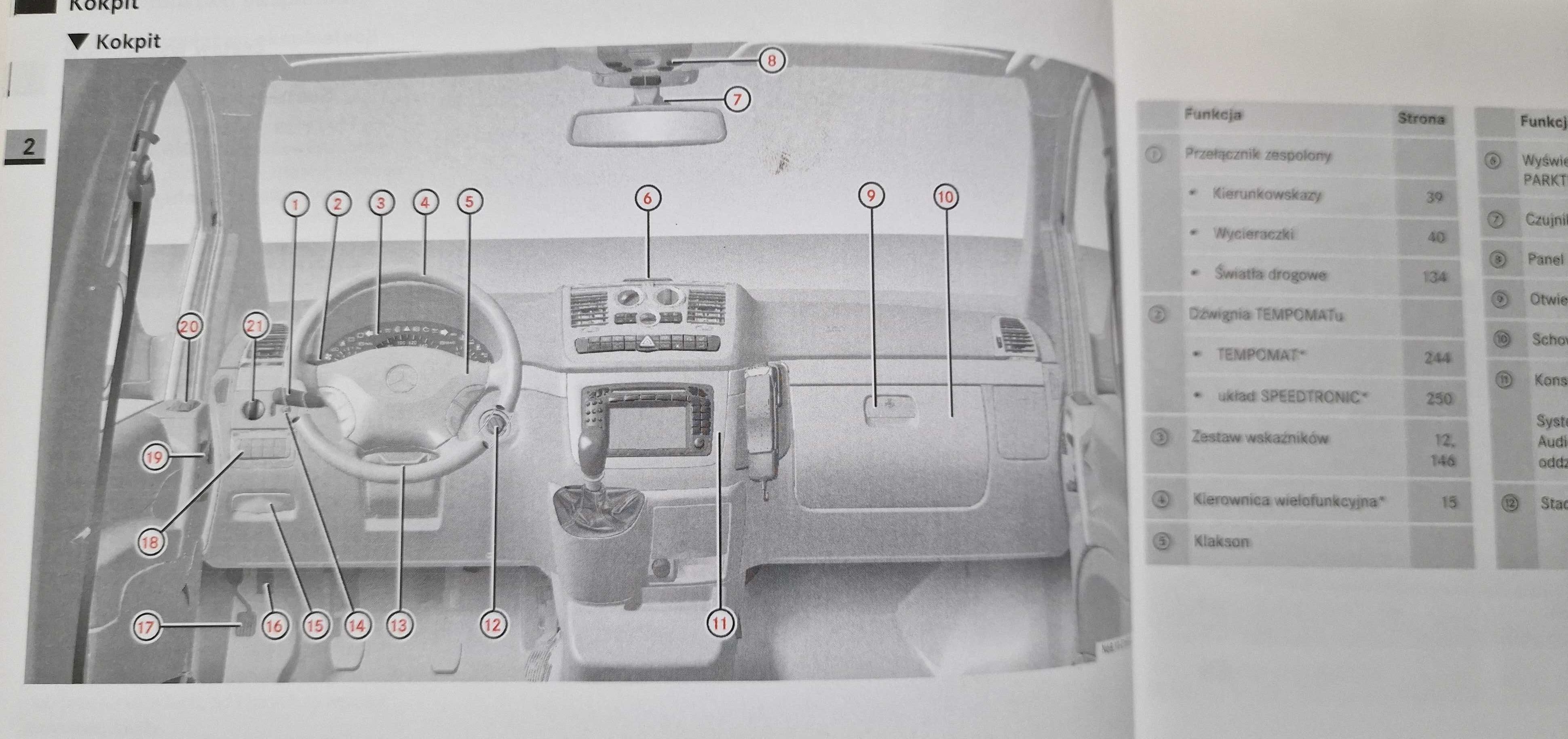 Książka instrukcja mercedes Vito