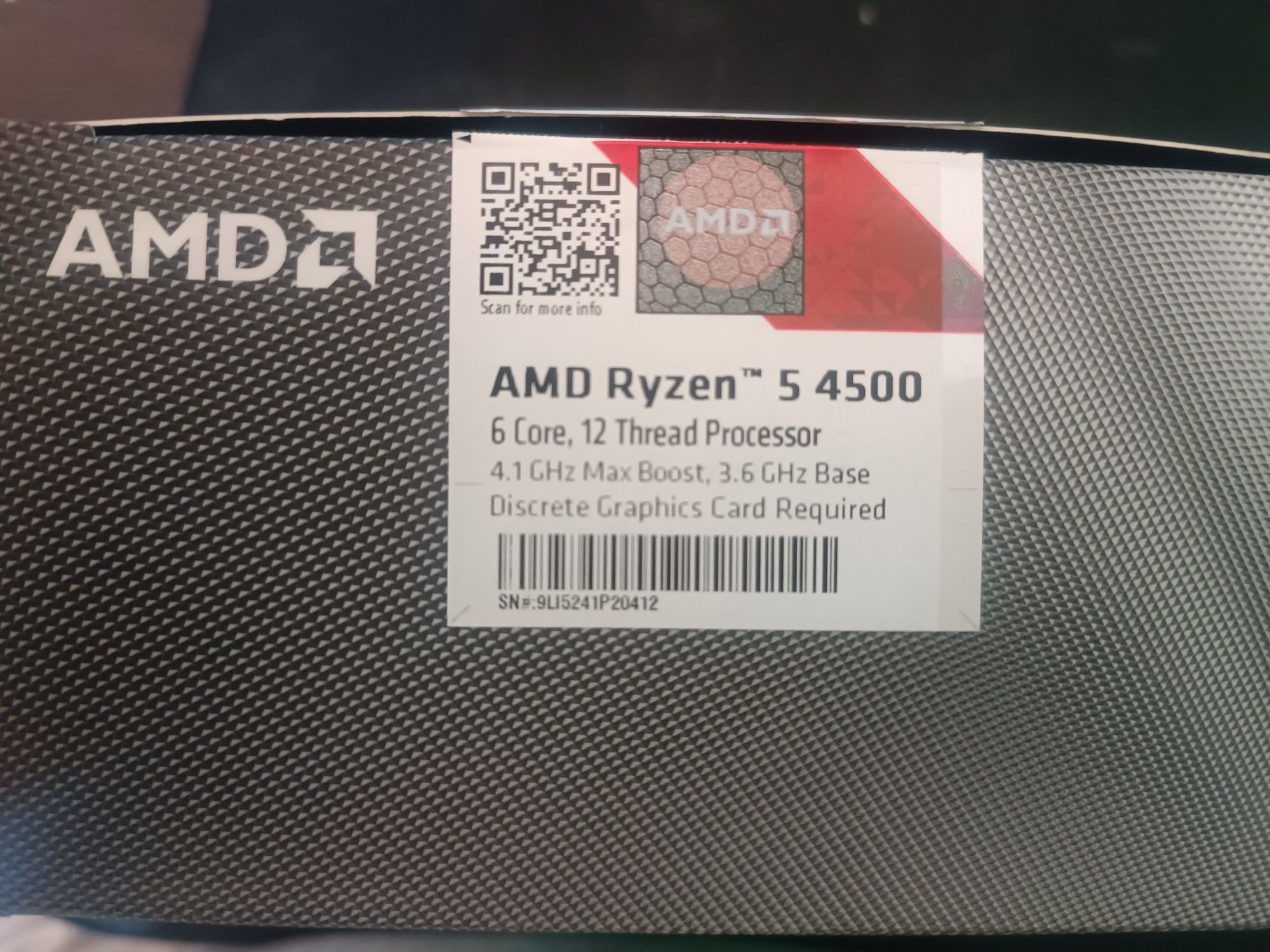 Processador AMD Ryzen 5 4500