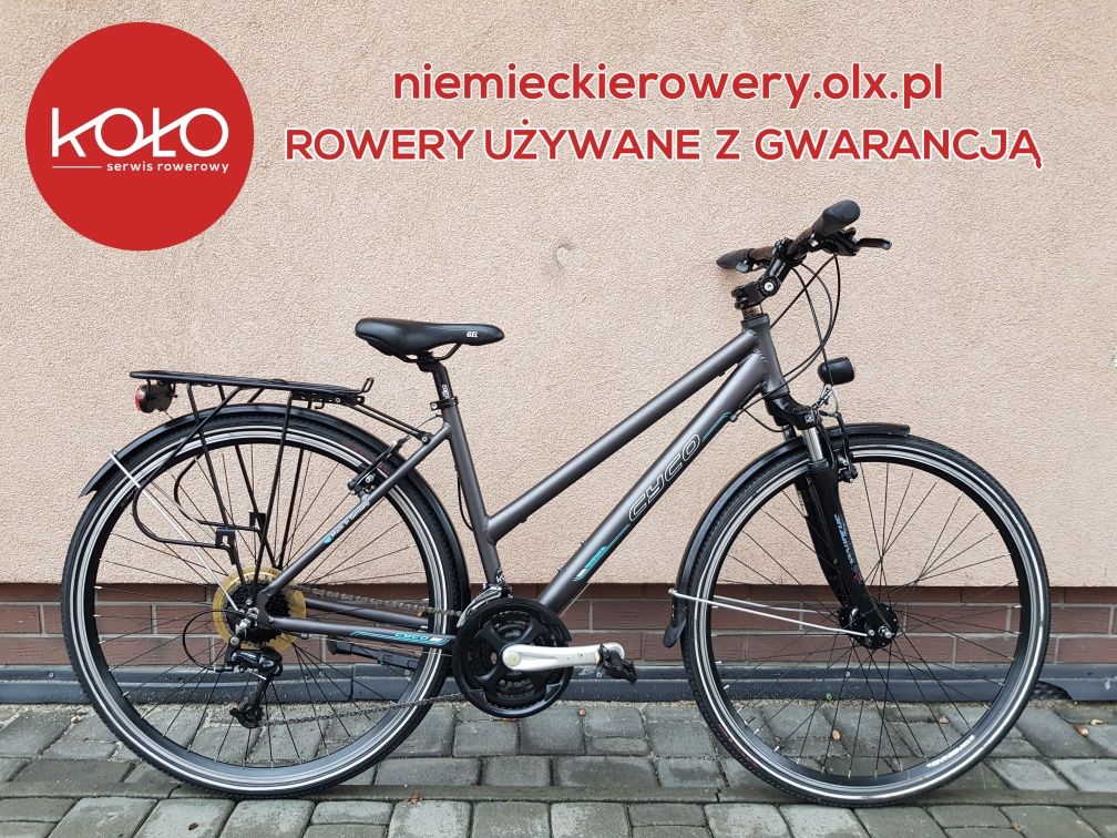 Rower damski crossowy CYCO koła 28 SHIMANO DEORE aluminium WYSYŁKA