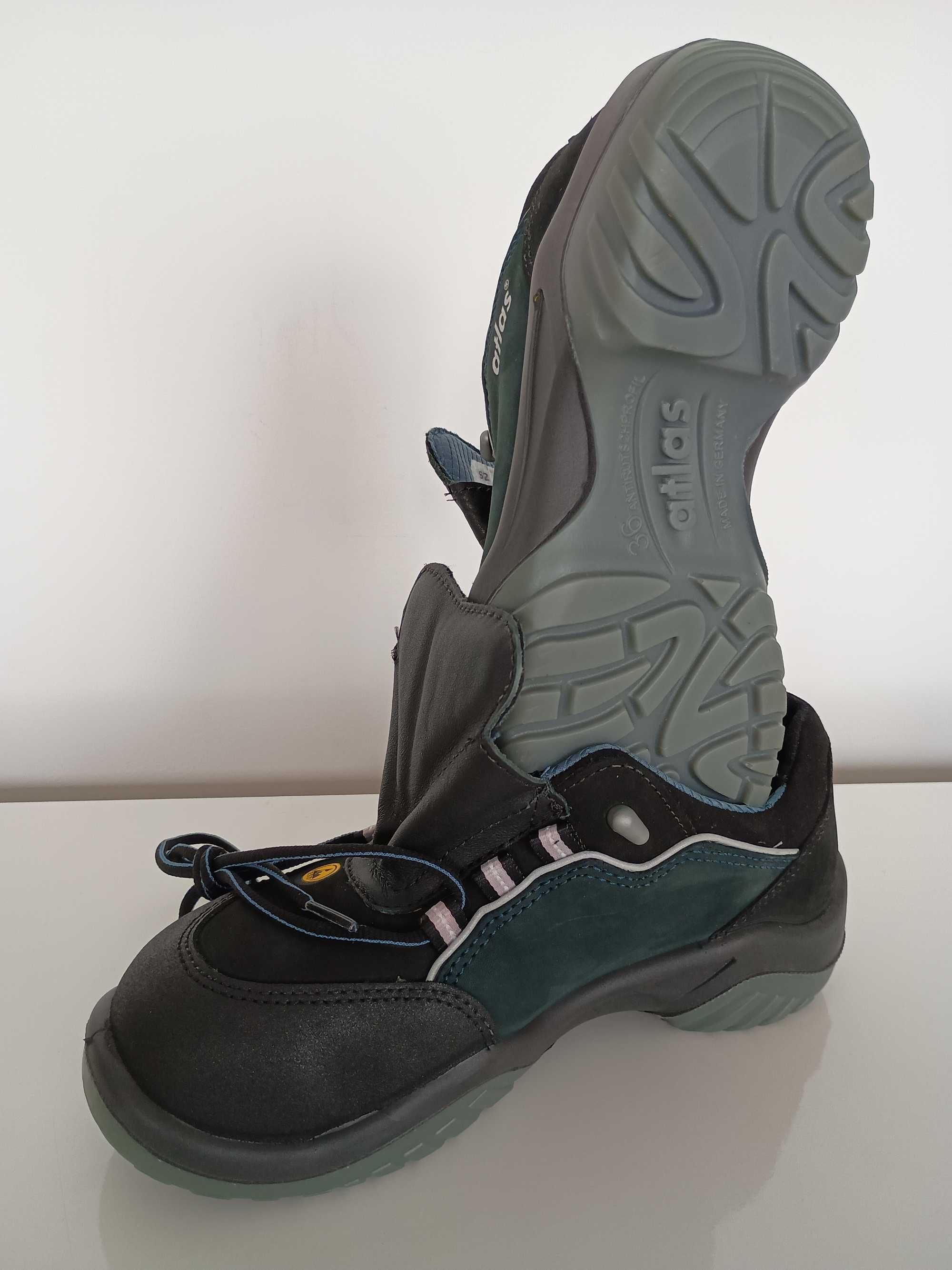 ATLAS Nowe Buty robocze TX 600N Półbuty ESD S2 SRC 36