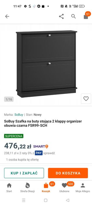 Świetna szafka na buty