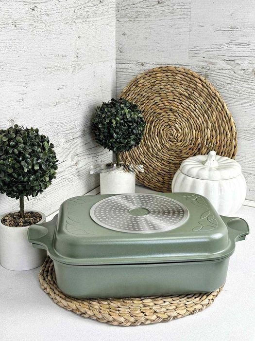 Набір каструль Edenberg 6 предметів з мармуровим антипригарним покритт