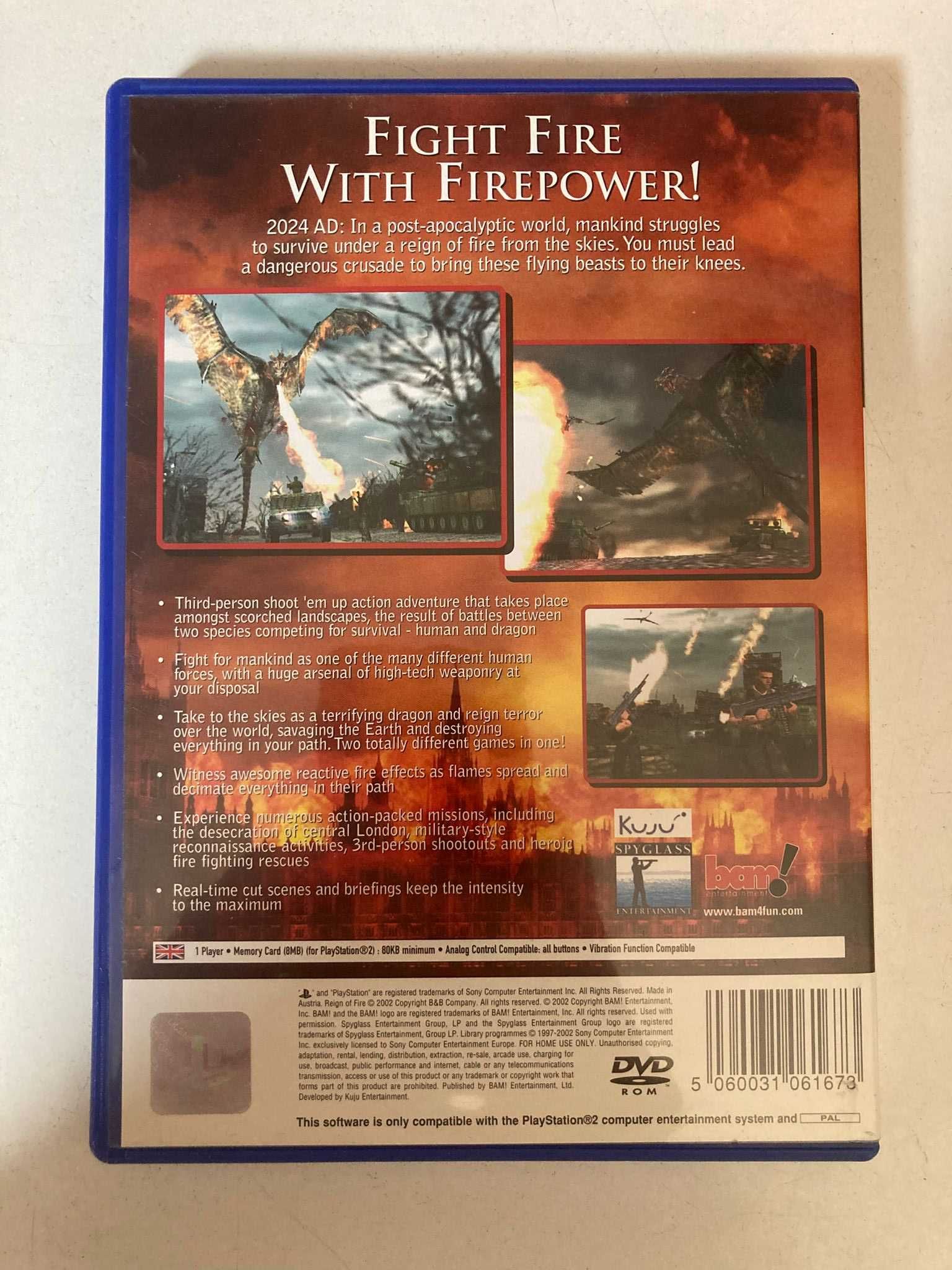 PS2 - Reign Of Fire