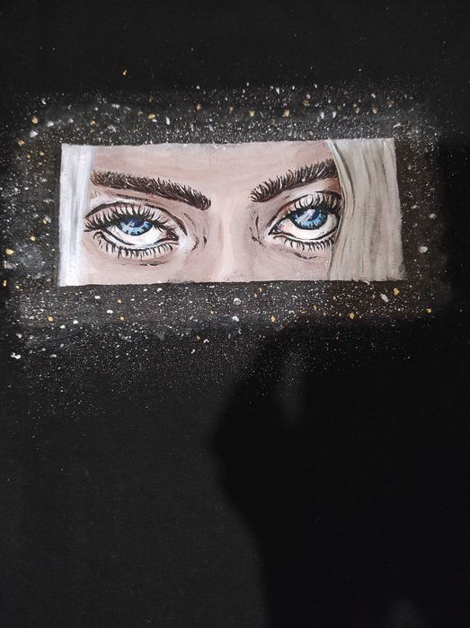 Шопер, сумка з ручним розписом.