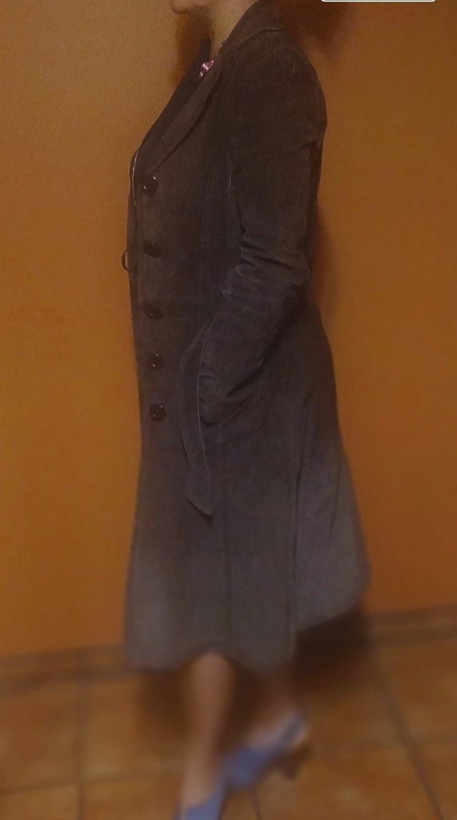 Płaszcz zamszowy firmy Orsay rozmiar 36