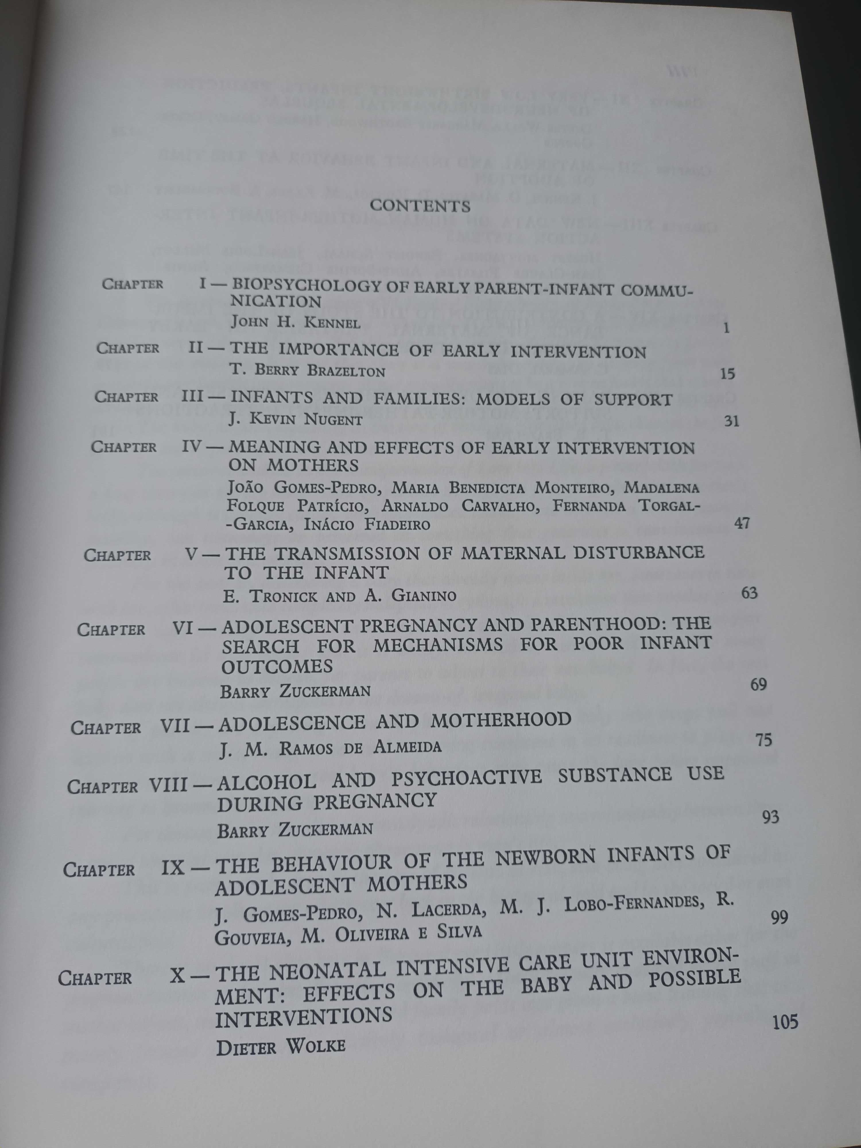 "Biopsychology of Early Parent-Infant Comunication"