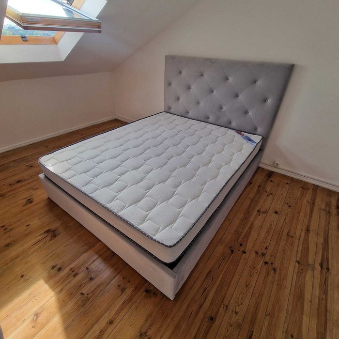 Camas de Casal Estofadas de Luxo 199€ Disp. em Várias Cores! 190x140m!