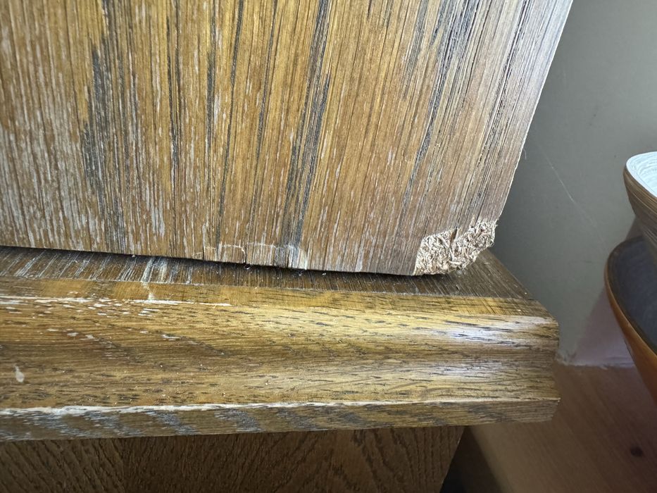 Kredens dębowy retro duży