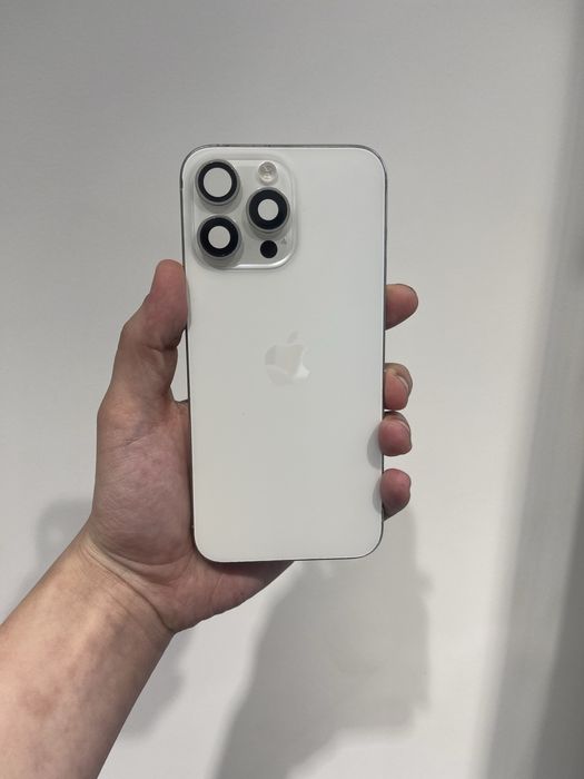 Оригінальний корпус для iPhone 15 Pro Max White Titanium