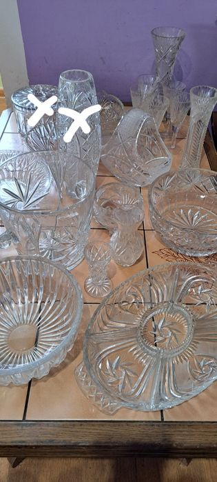 Kryształy PRL zestaw