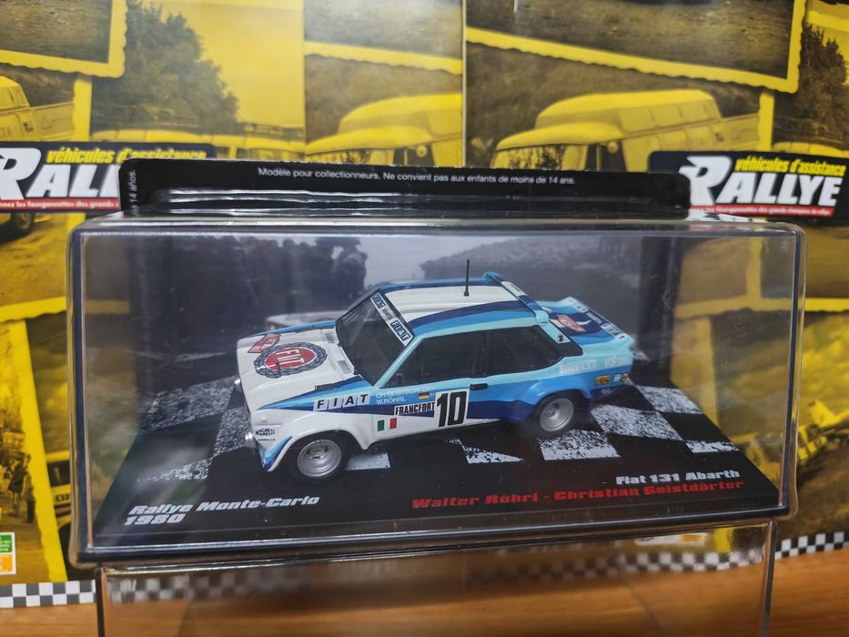 Fiat 131 Abarth - Rally Monte Carlo 1980 - escala 1:43
