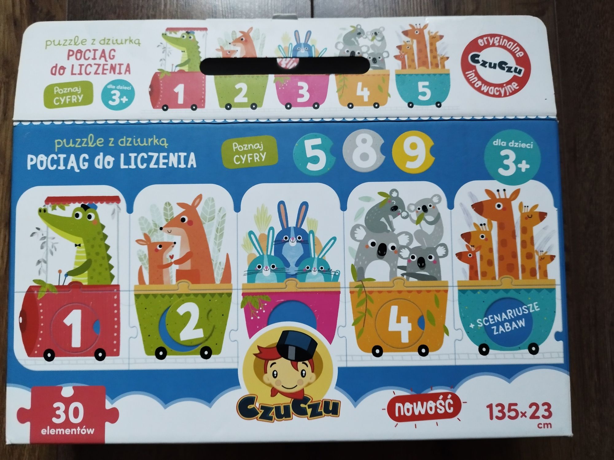 Puzzle pociąg Czuczu