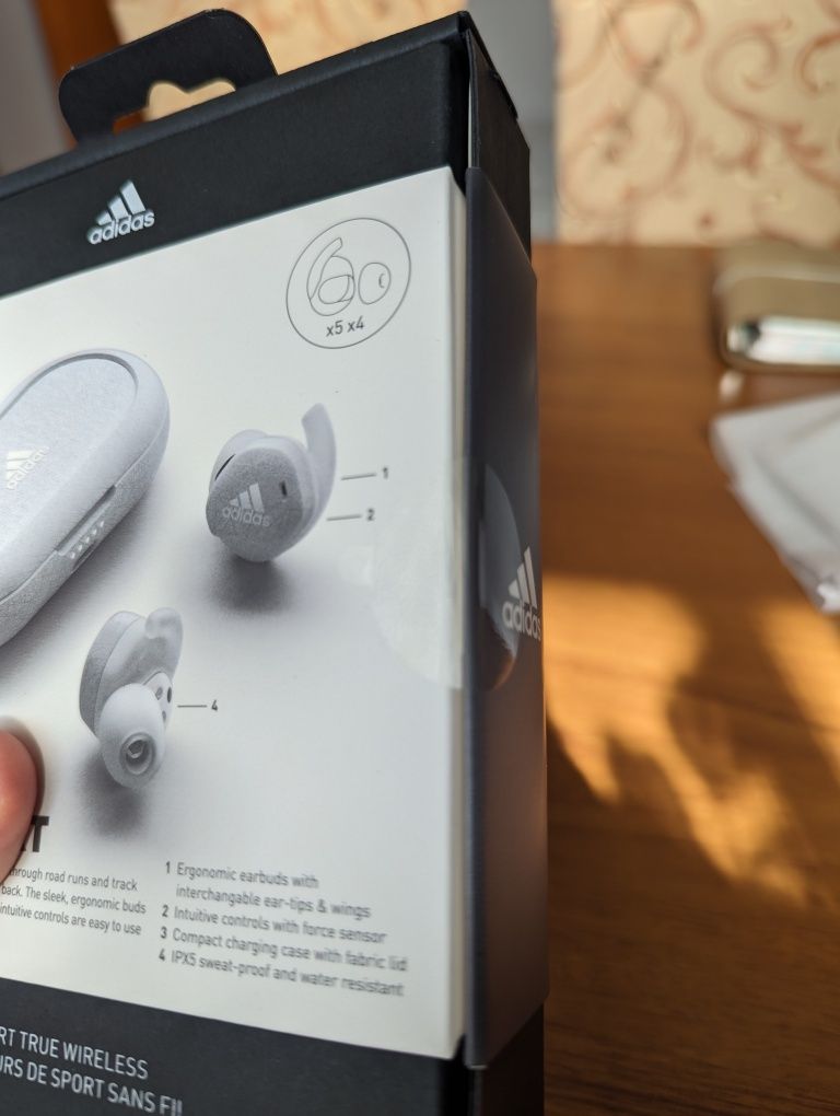 Adidas fwd-02 sport, bezprzewodowe słuchawki sportowe NOWE jak AirPODS