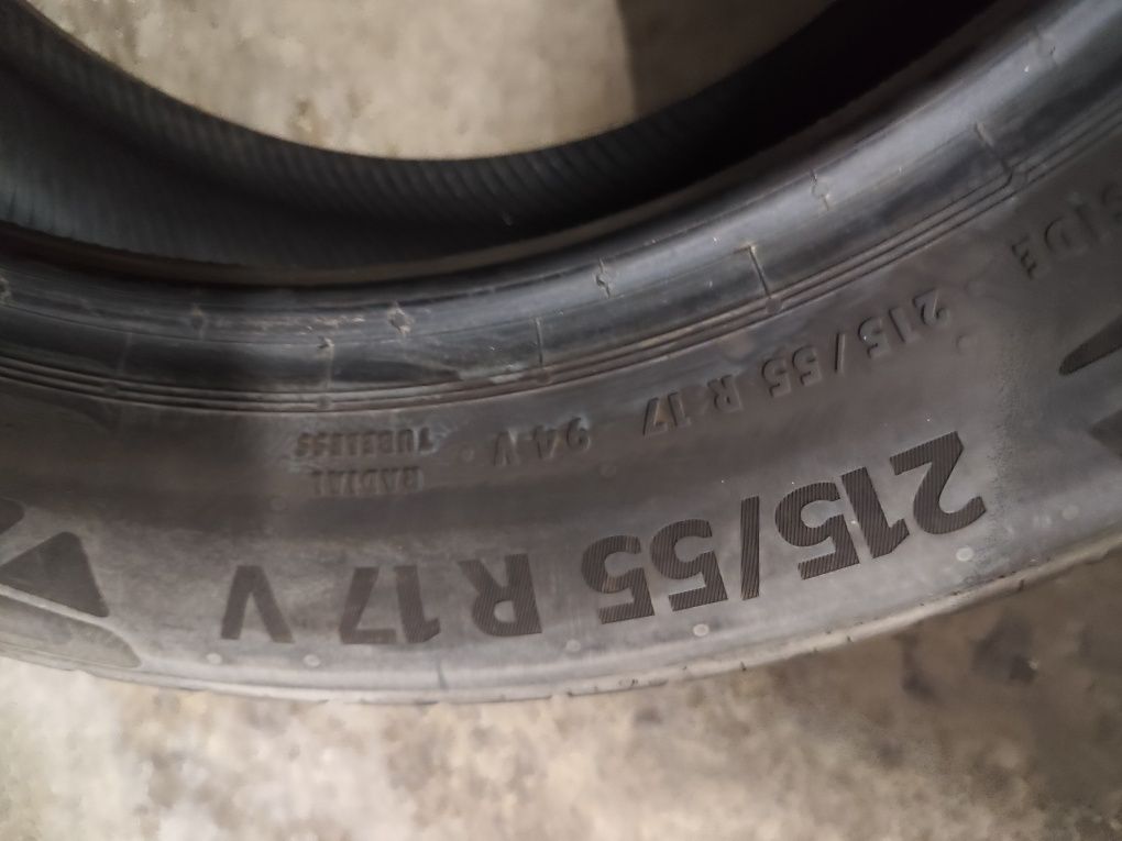 Pneus 215/55r17 Continental EC6 ocasião