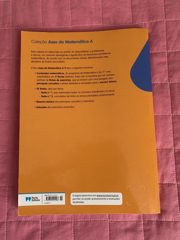 Livro de exercícicos Ases da Matemática 11