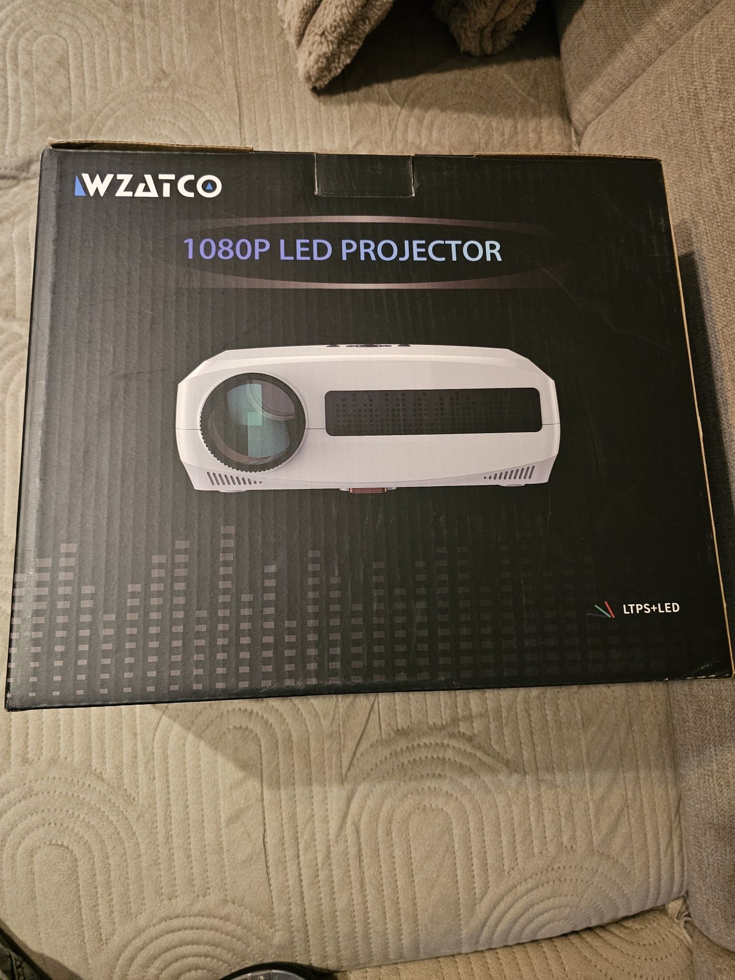Kino domowe! Projektor WZATCO C3S-16 Full HD Android  Dźwięk 20w