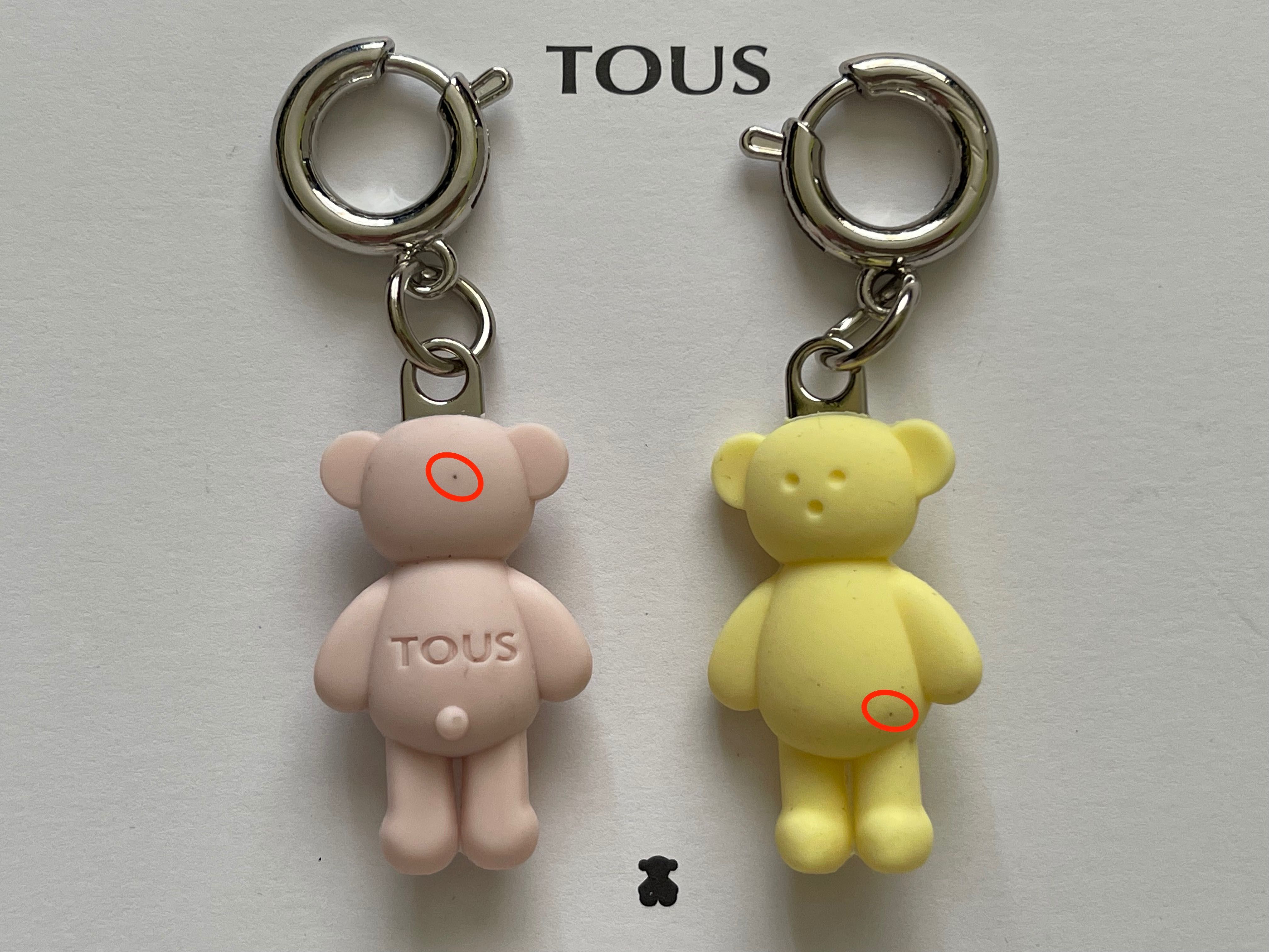 Tous brelok Teddy Bear 2 sztuki