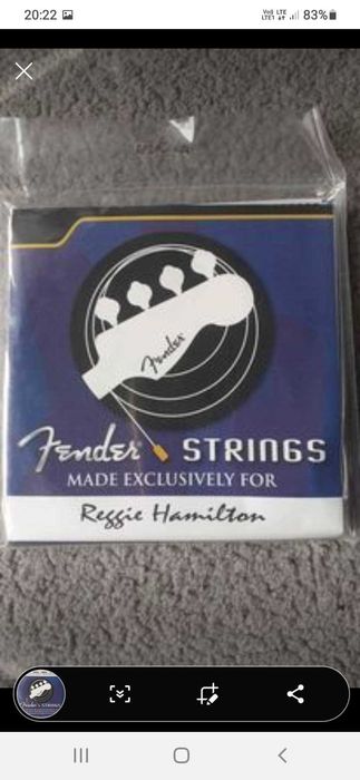 Struny Fender Reggie Hamilton