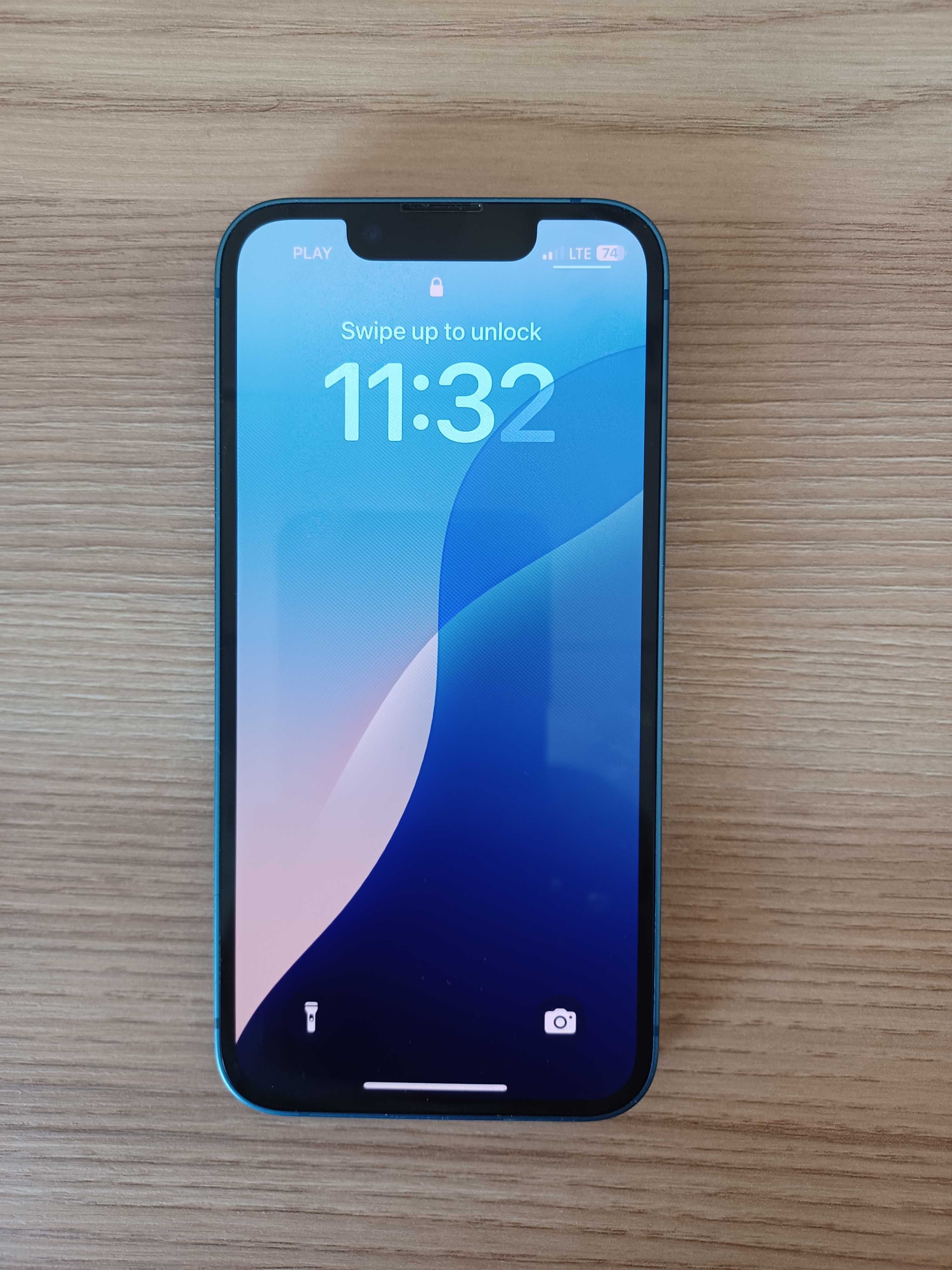 iPhone 13 mini niebieski, nie działa WIFI i bluetooth, bateria 85%