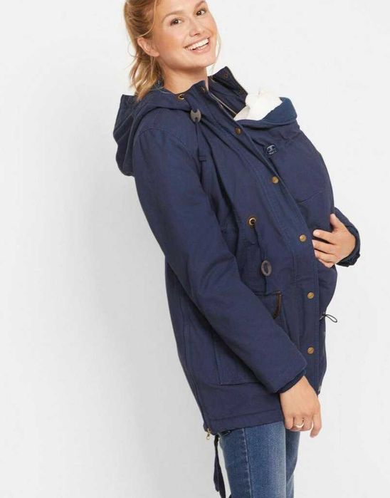 Kurtka ciążowa + wstawką dla dzidziusia - ZIMOWA ocieplana