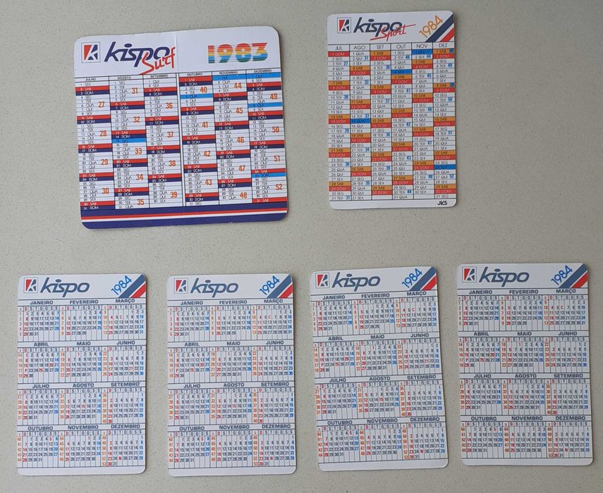 Calendários bolso - Kispo