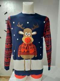 Swetr męski Świąteczny Rudolf