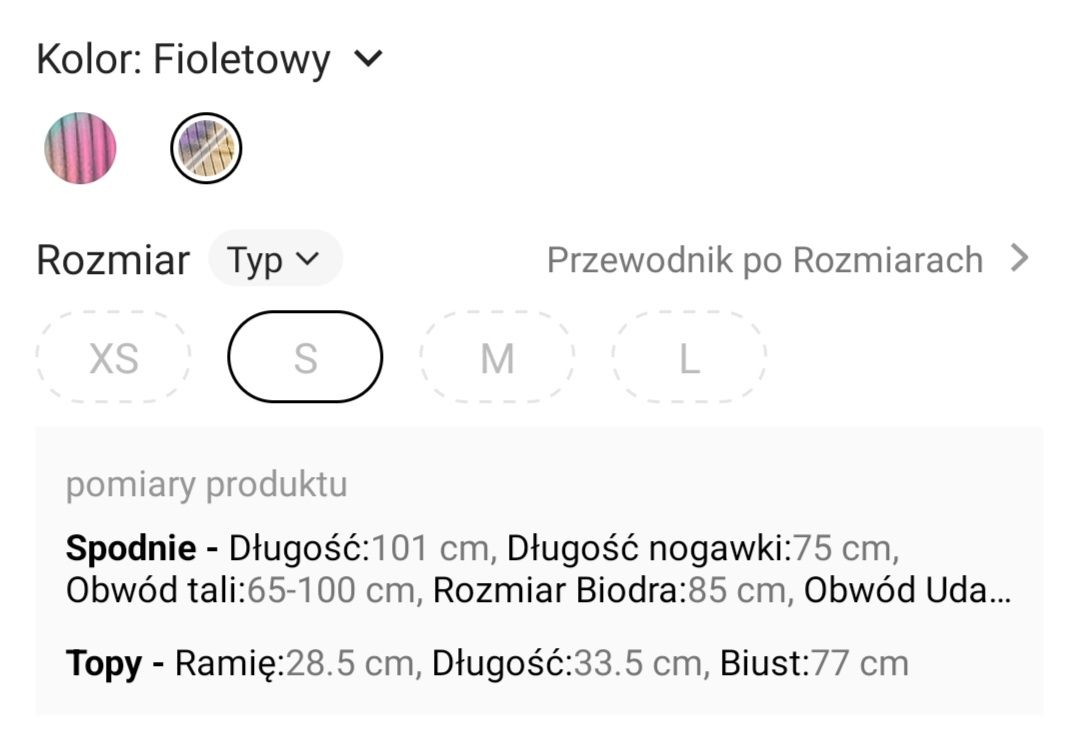 Strój na siłownię Shein, komplet fitness, zestaw do jogi, r. S