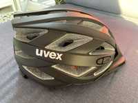 Kask rowerowy UVEX czarny 52-57 cm