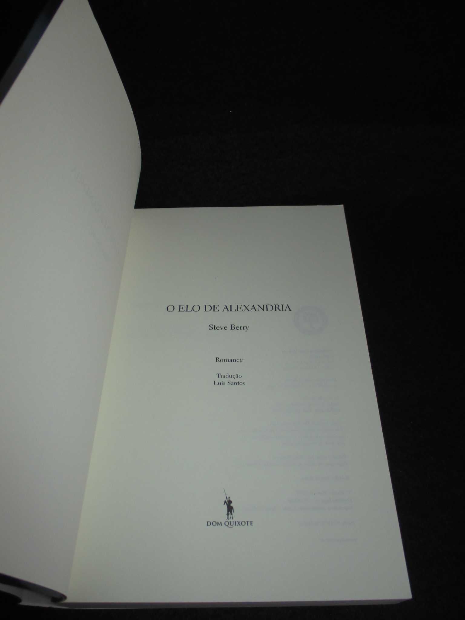 Livro O Elo de Alexandria Steve Berry