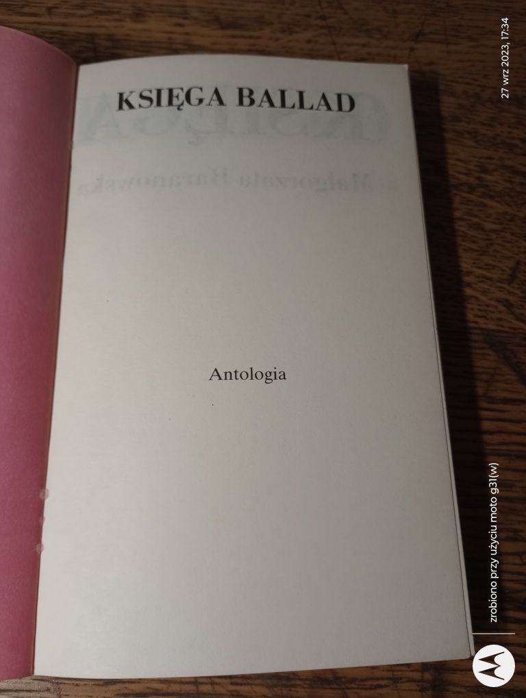 Księga ballad. Małgorzata Baranowska