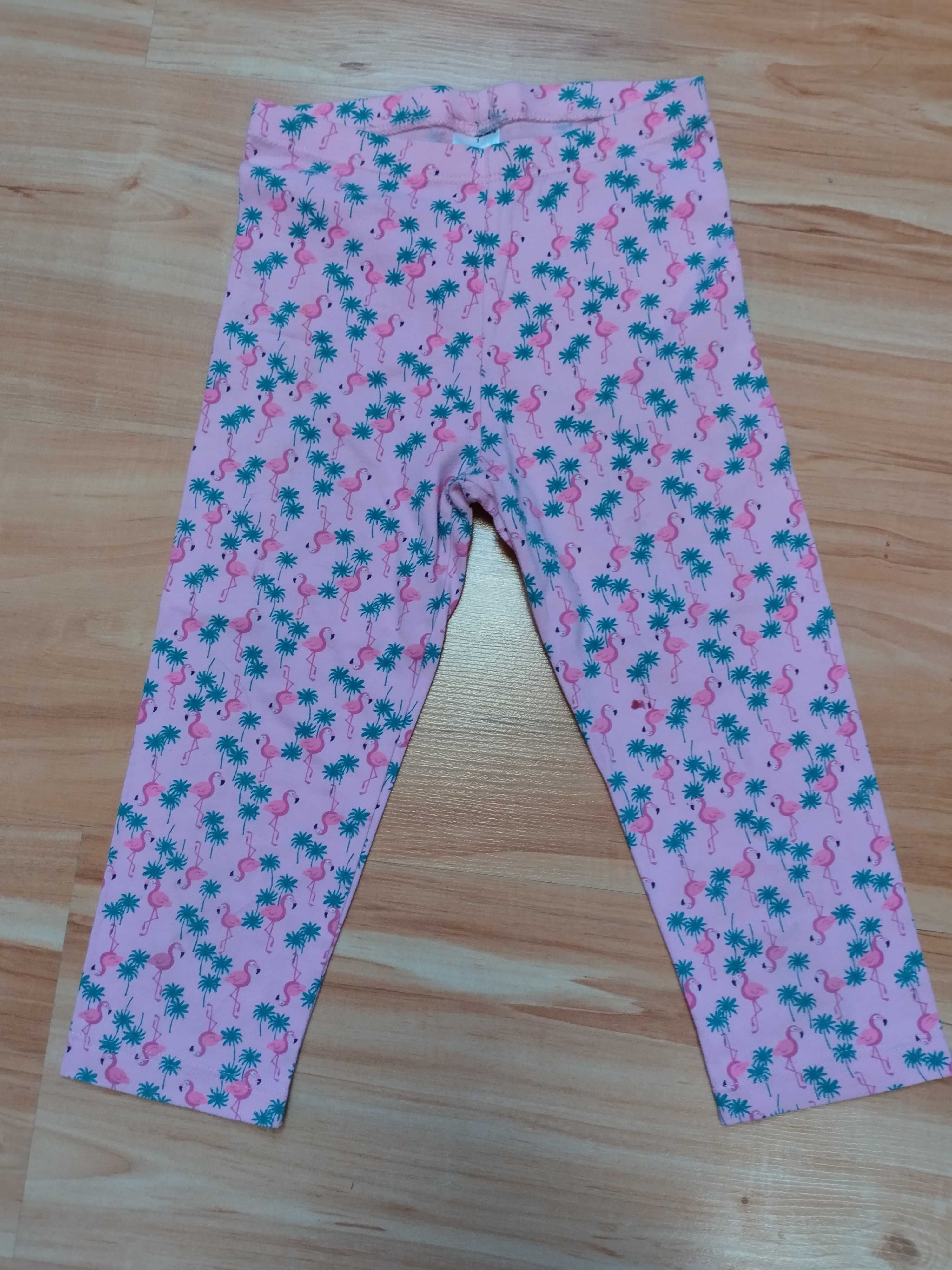 legginsy do kolana 122 C&A  flamingi getry leginsy