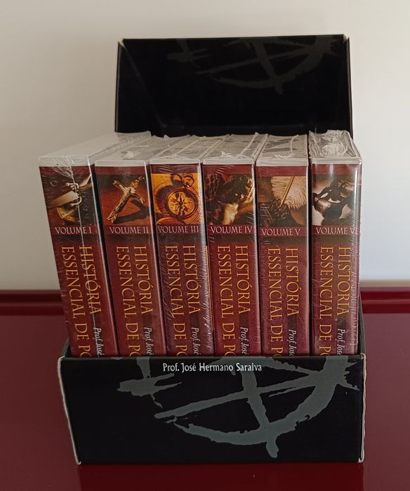 Coleção 6 VHS História de Portugal do Prof. José Hermano Saraiva.