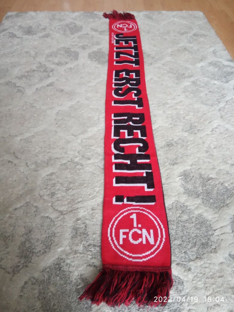 Szalik 1 FCN Nurnberg oldschool retro dwustronny