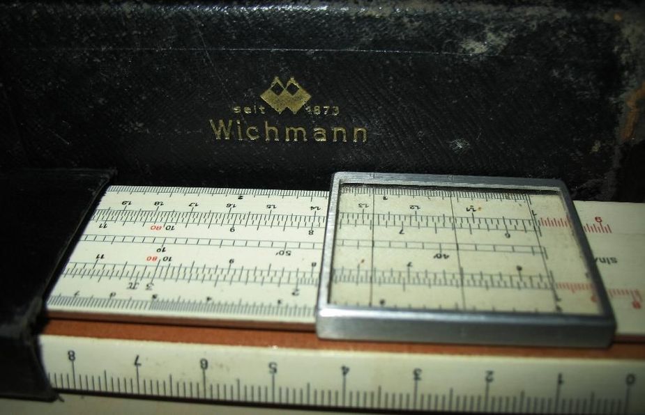 Логарифмическая линейка Wichmann-1873г.