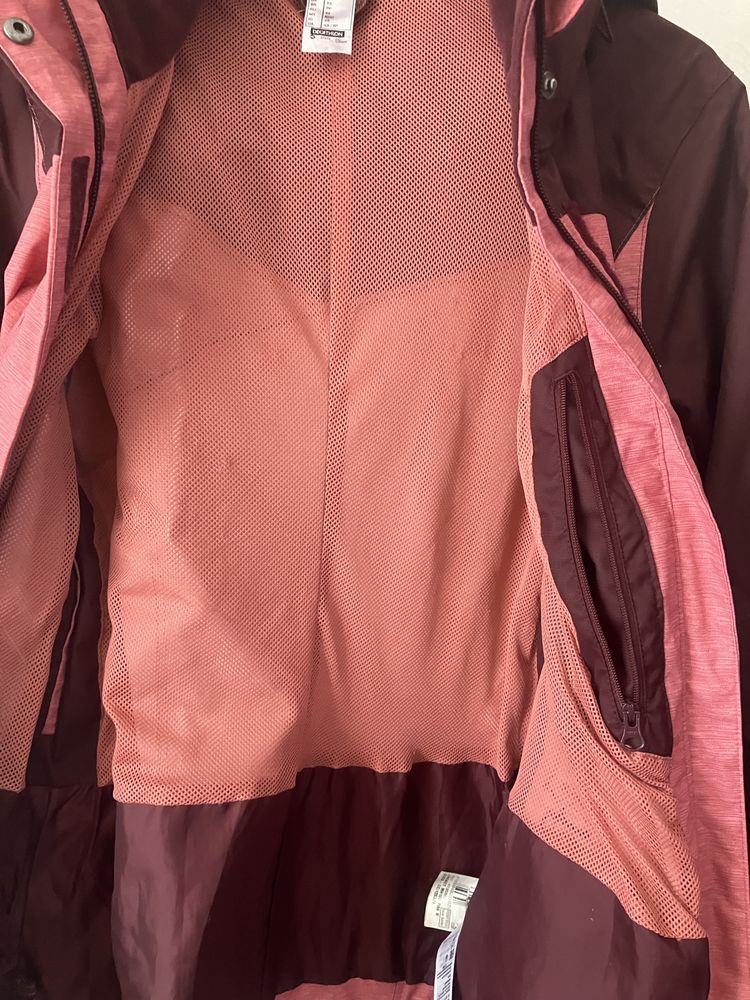 Decathlon kurtka wiatrowka dziewczęca Ouechua roz.XS