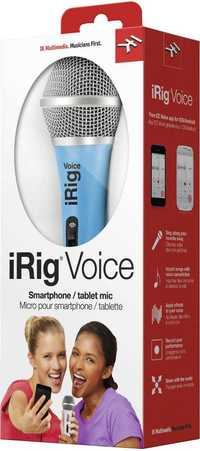 Mikrofon iRing Voice niebieski nieużywany